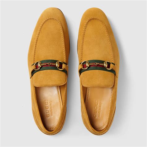 gucci classic mens loafers cheap new|gucci men's suede loafers.